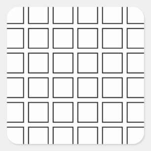 黒によって輪郭を描かれる正方形 スクエアシール