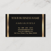 黒にシナモン赤いくちびる 名刺 (裏面)