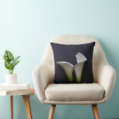 黒にタラのユリが2つ クッション (椅子)