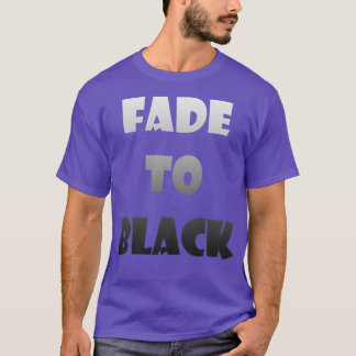 黒にフェード Tシャツ