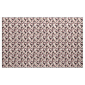 黒にユリ ファブリック (ヤード)