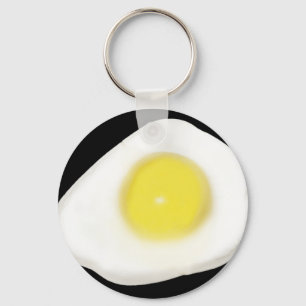 黒に卵を揚げる キーホルダー