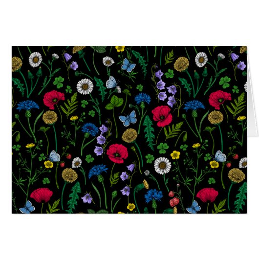 黒に咲く野花 (正面横)