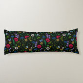 黒に咲く野花 ボディピロー (裏面)