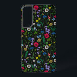 黒に咲く野花 SAMSUNG GALAXY S22 ケース<br><div class="desc">種々絵を描の野生の花のハンドコレクション。</div>