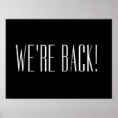 黒に戻った ポスター (正面)