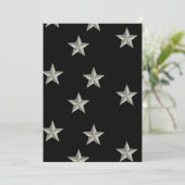 黒に灰色の星模様 アドバイスカード (スタンド正面)