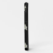 黒に灰色の星模様 Case-Mate iPhoneケース (裏面/左)