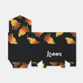 黒に燃える木目 フェイバーボックス (折り畳みなし)