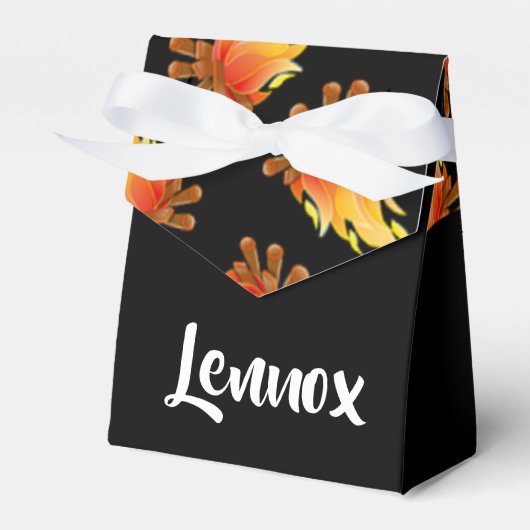 黒に燃える木目 フェイバーボックス (正面サイド)