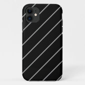 黒に白 Case-Mate iPhoneケース (裏面)