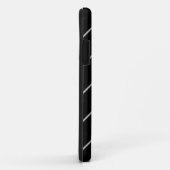 黒に白 Case-Mate iPhoneケース (裏面/右)