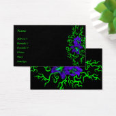 黒に紫のユリの花 (デスク)