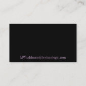 黒に紫 名刺 (裏面)