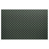 黒に緑の十字縫い ファブリック (ヤード)