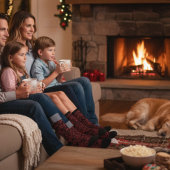 黒に赤い花の模様 ソックス