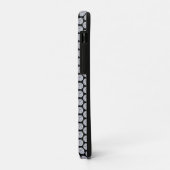黒に輝くダイヤモンド柄 カスタマイズ可能 Case-Mate iPhoneケース (裏面/左)