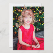 黒に金箔を施した緑 |フォトバック シーズンカード (裏面)