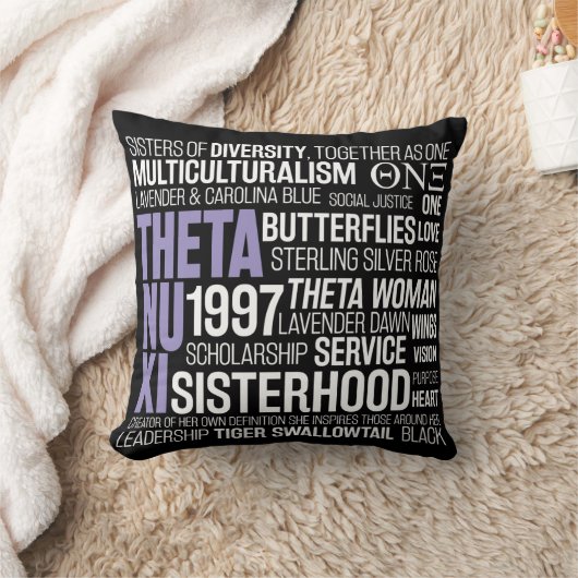 黒のΘ Nu XIの枕 クッション (ブランケット)