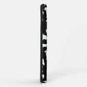 黒のかわいく及びシックな犬のシルエットのデザイン Case-Mate iPhoneケース (裏面/右)