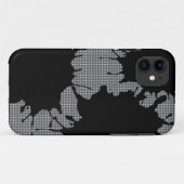 黒のしぶき Case-Mate iPhoneケース (裏面(横))