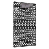 黒のアステカな本質パターンII白 クリップボード (右)