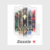 黒のアダムキャラクターストライプをグラフィック シール (シート)