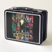 黒のアダムキャラクターストライプをグラフィック メタルランチボックス (裏面)
