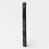 黒のイギリスの旗(英国国旗) Case-Mate iPhoneケース (裏面/左)