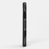 黒のイギリスの旗(英国国旗) Case-Mate iPhoneケース (裏面/右)