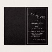 黒のエレガンスなロマンティックな結婚式 (内部フラット)