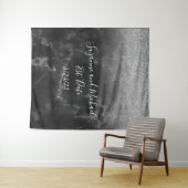 黒のエレガントな大理石のタペストリー タペストリー (インサイチュ(横))