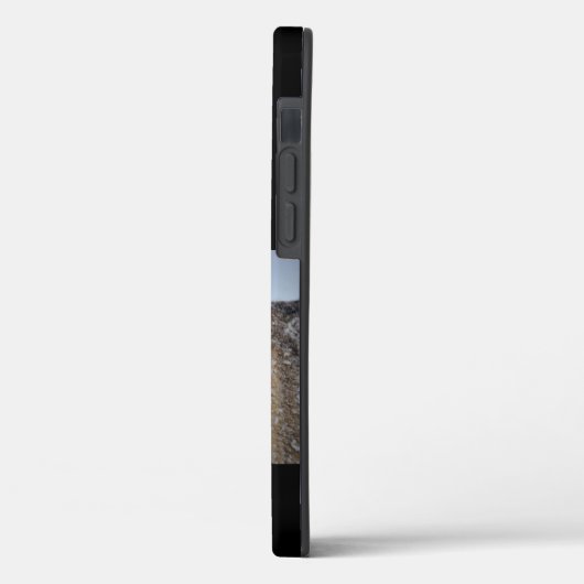 黒のカスタム写真&名前 ファーパパ Case-Mate iPhoneケース (裏面 / 左)