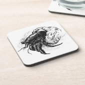 黒のカニ コースター (左側)