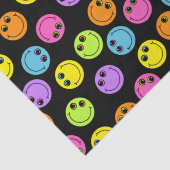 黒のカラフルな顔 薄葉紙 (詳細)