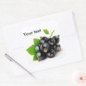 黒のカランツ スクエアシール (封筒)