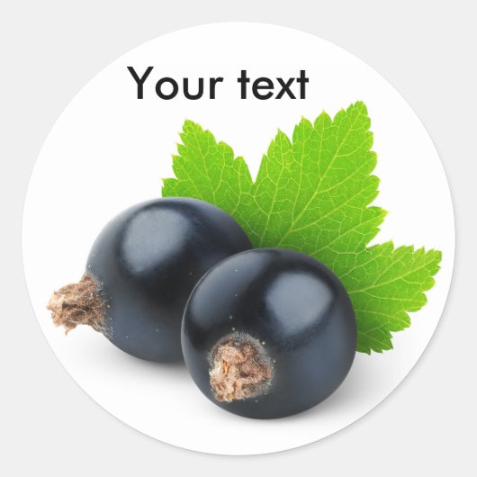 黒のカランツ ラウンドシール (正面)