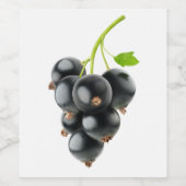 黒のカランツ ワインラベル (シングルラベル)