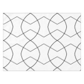 黒のカーブテーブルクロス テーブルクロス (正面(横))