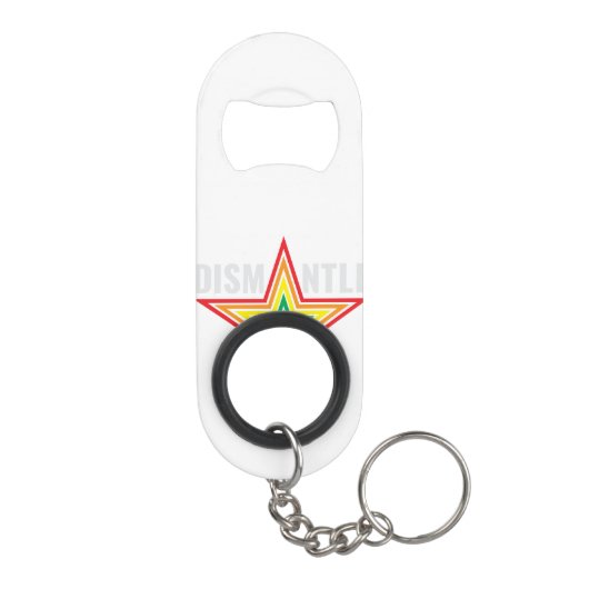 黒のキーチェーンをボトル開口器 キーホルダー栓抜き (裏面)