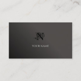 黒のグラデーション 名刺