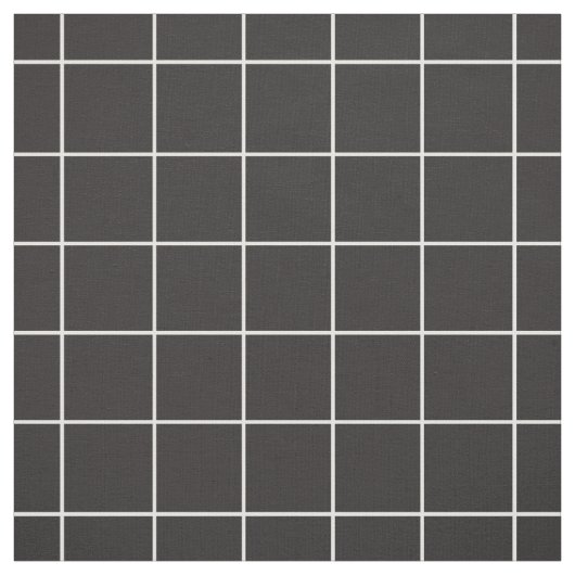 黒のグリッド ファブリック (見本)