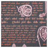 黒のケルト族のサンプラーは上がり、 ファブリック (見本)