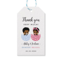 黒のジェンダー・リベール・パーティーにお礼のタグ