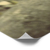 黒のジャガーアート(_J) ポスター (角)