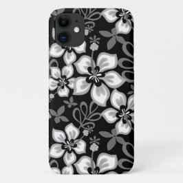 黒のジャングルサーフパターン iPhone 11 ケース