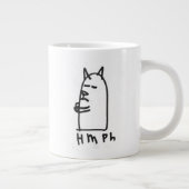 黒のジャンボ·ハンフ·マグ ジャンボコーヒーマグカップ (右)