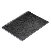 黒のスキンテクスチャスキン ノートブック (左側)