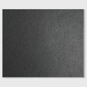 黒のスキンテクスチャスキン ラッピングペーパー (フラット)