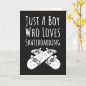 黒のスケートボードカード　ベイビーボーイズスケートボード用 カード (黄色い花)